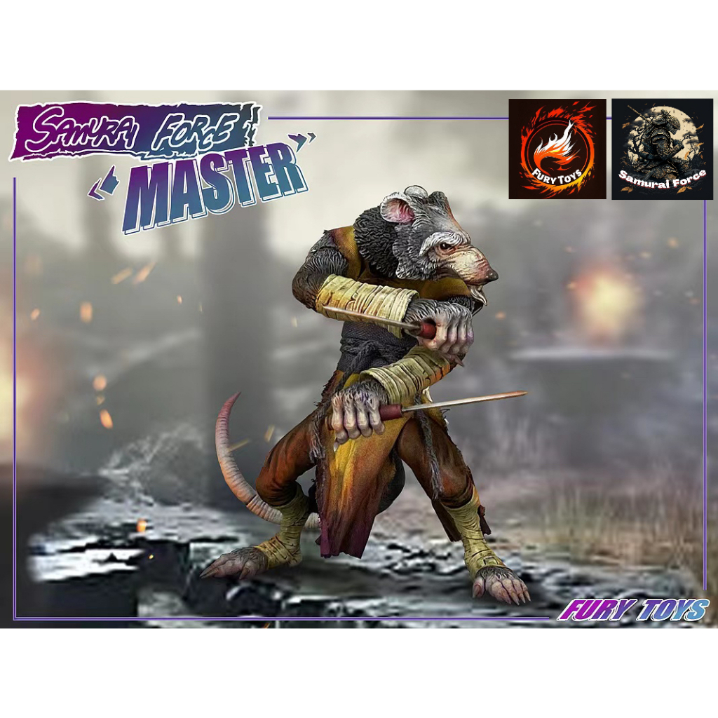 Fury toys 1/12 : Samurai Force Wave 2 - The Master (อาจารย์หนู)