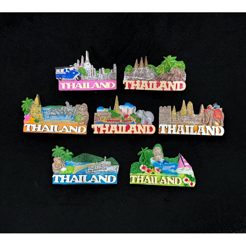 แม่เหล็กติดตู้เย็น แม่เหล็ก ชุดที่ระลึกไทยแลนด์ magnet thailand