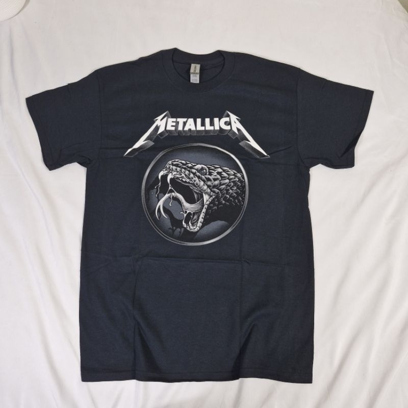 เสื้อวง Metallica มือ 1 ลิขสิทธิ์แท้นำเข้าจาก UK 👉Tag :ป้ายGildan