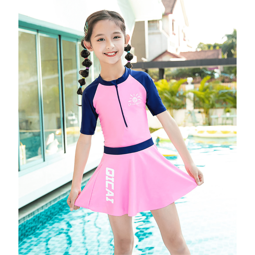 ชุดว่ายน้ำเด็กผู้หญิง (พร้อมส่ง)