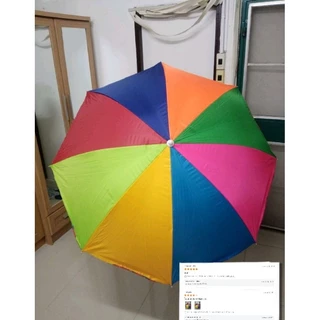 ร่มชายหาด ร่มยูวี ร่มแม่ค้า ขนาด 34 นิ้ว ️️ ซื้อ 1 แถม 1 ไม่รวมขาตั้ง