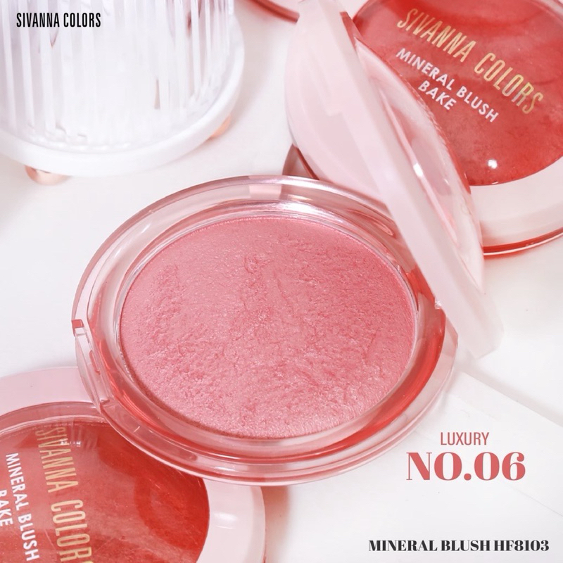 HF8103 | ซีเวนน่า คัลเลอร์ส มิเนรอล บลัช SIVANNA COLORS MINERAL BLUSH - รูปที่ 4