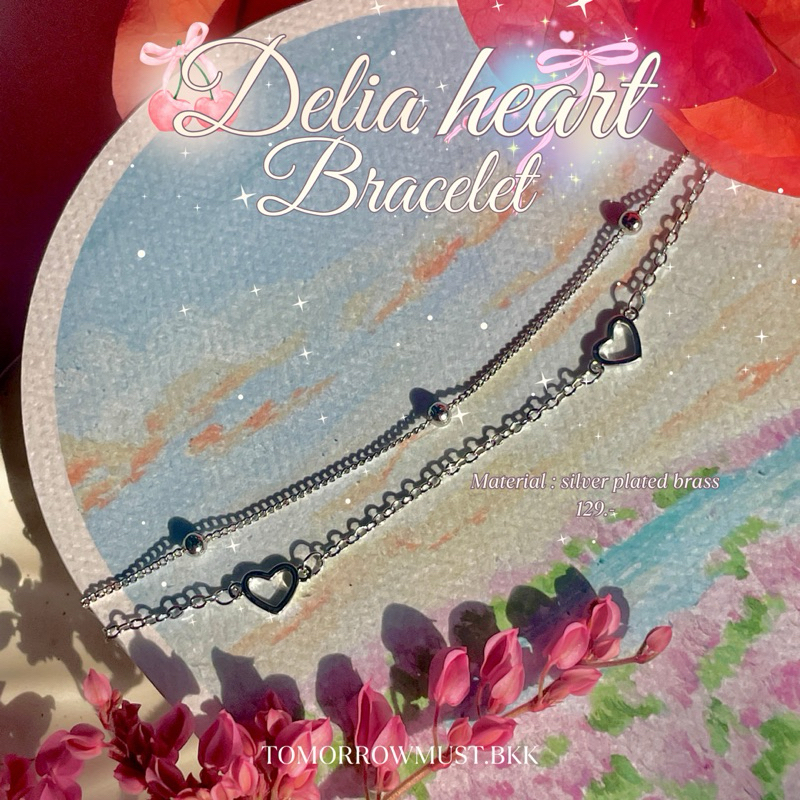 🎀✨💖 Delia heart bracelet💖✨🎀