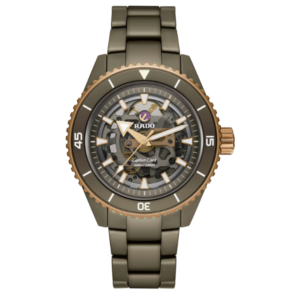 RADO Captain Cook High-Tech Ceramic นาฬิกาข้อมือ รุ่น R32150162