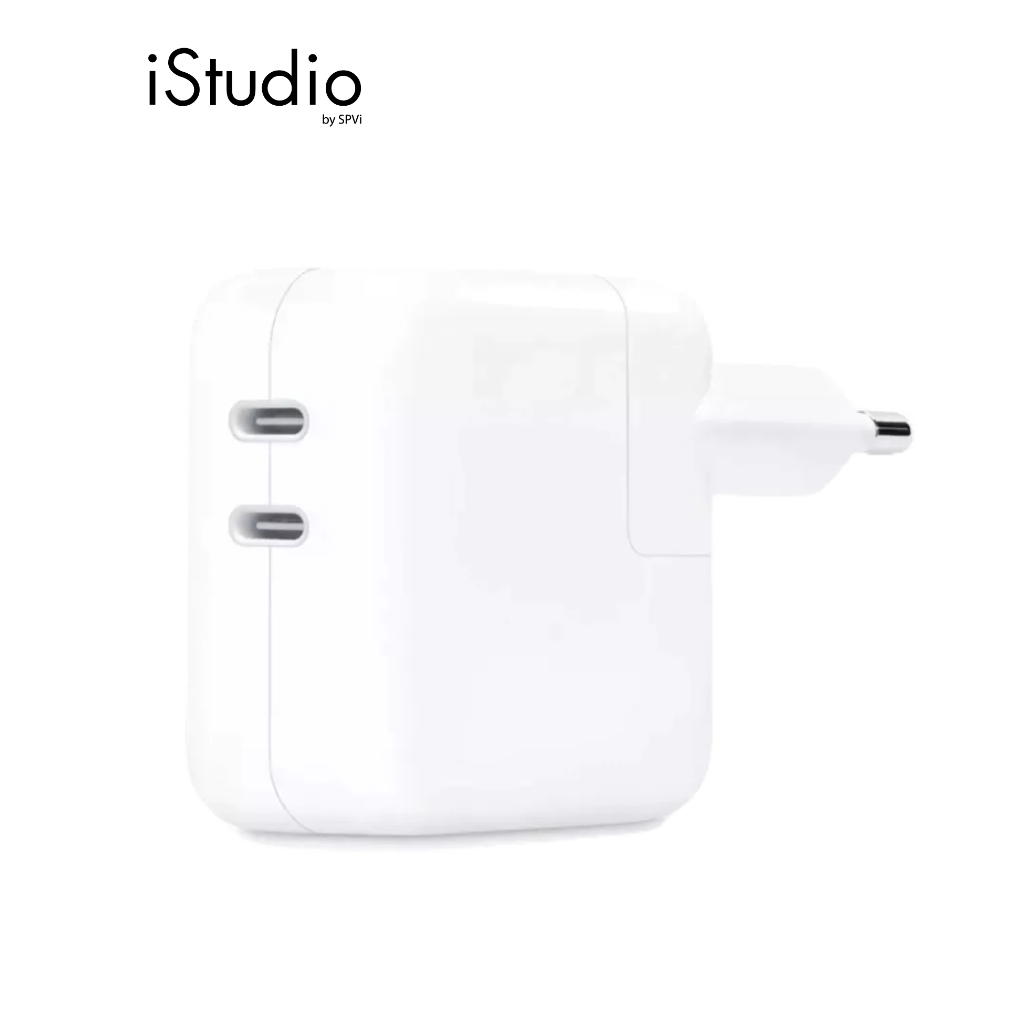 Apple 35W Dual USB-C Port Power Adapter  อะแดปเตอร์ 35 วัตต์ I iStudio by SPVi