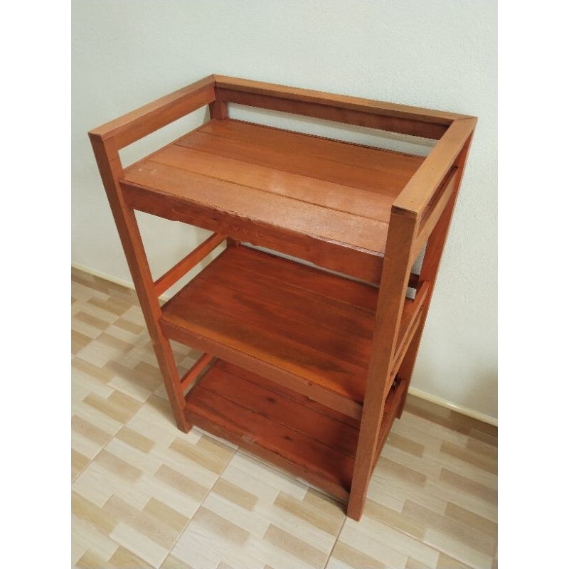 ชั้นไม้วางของ รหัสสินค้ามดเล็ก3ชั้น 50*32*สูง80ซม.