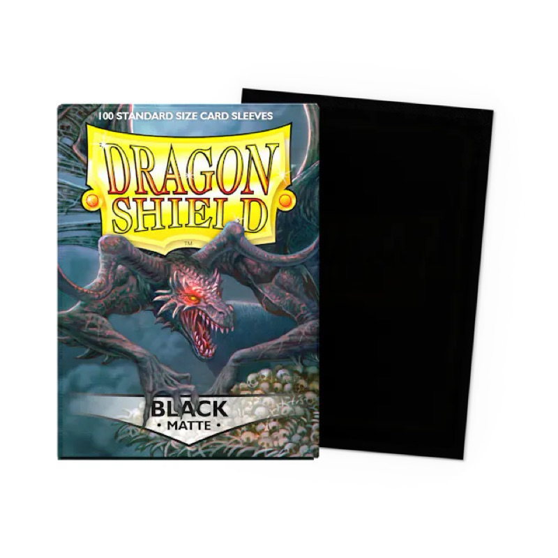 Dragon Shield [Black Tone] Matte Sleeves - Standard Size