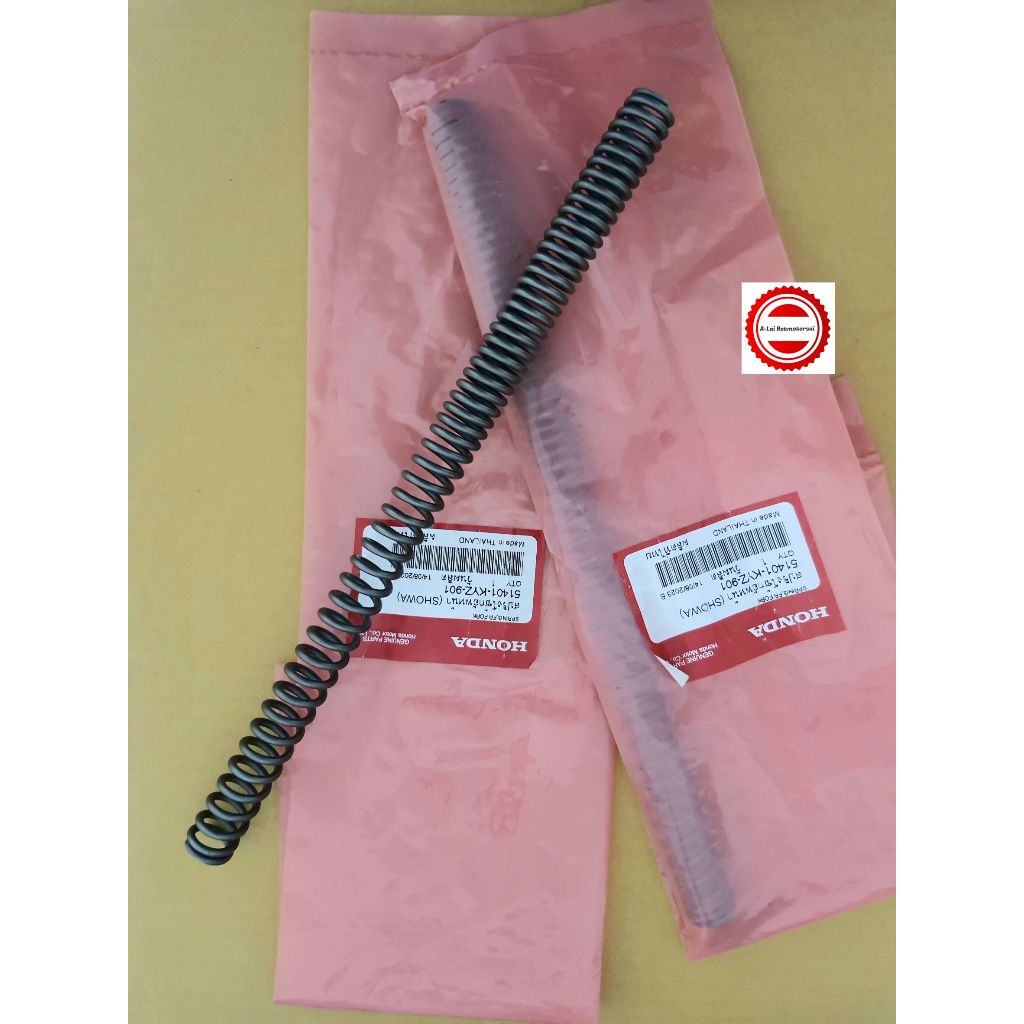 สปริงโช๊คหน้า Honda Wave เวฟ125i ปี 2012-2017 ปลาวาฬ ราคาต่อคู่ แท้ศูนย์ 51401-KYZ-901