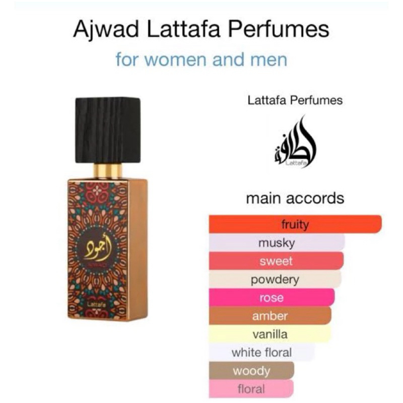 Ajwad by Lattafa น้ำหอมอาหรับแท้💯%