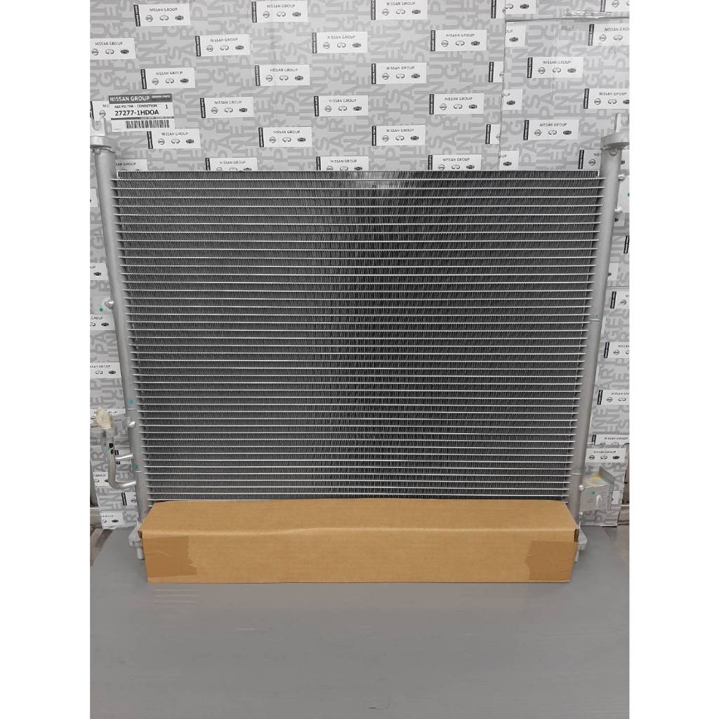 แผงคอนเดนเซอร์แอร์ NISSAN MARCH,ALMERA,NOTE HR12DE 92110-1HC4A  (เป็นอะไหล่แท้ Nissan)