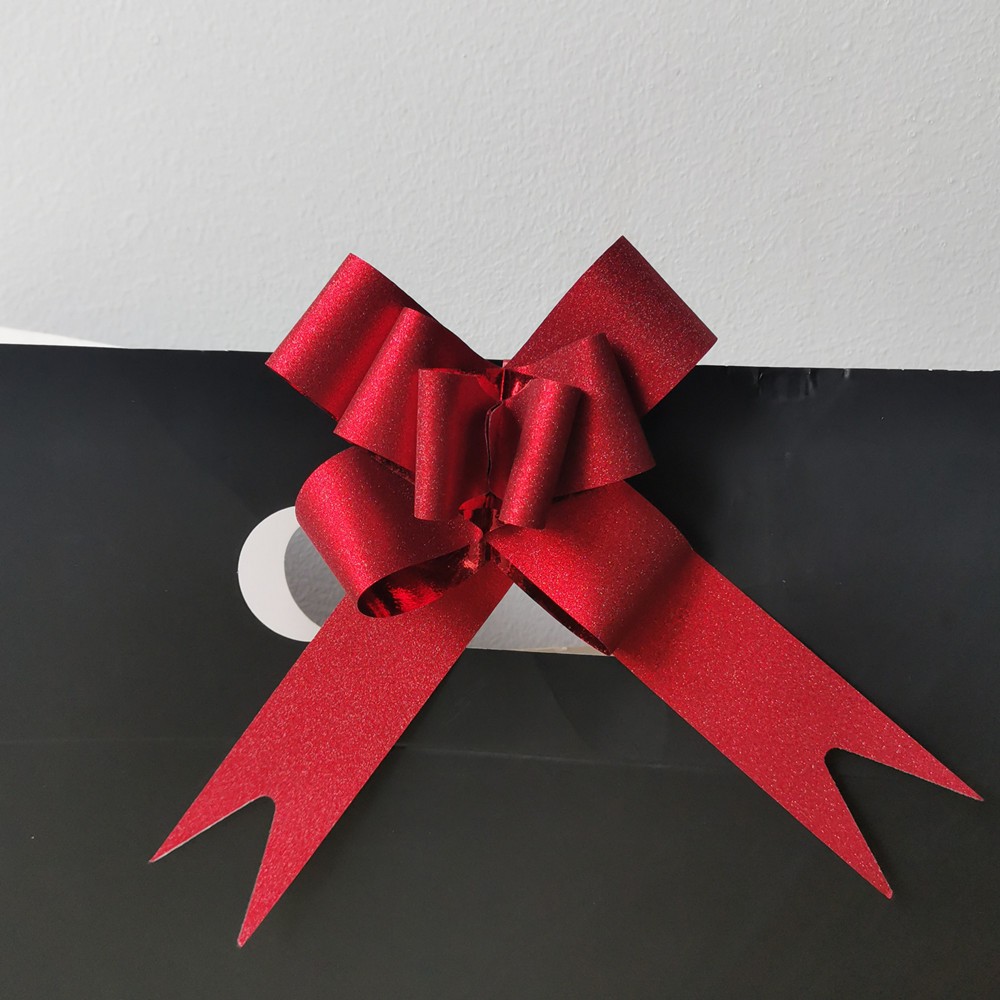 ใหม่!!โบว์รูดกากเพชรวิบวับ(กึ่งสำเร็จรูป)เส้นขนาด2-5ซม.ห่อของขวัญราคาถูกพร้อมส่ง!! - รูปที่ 4