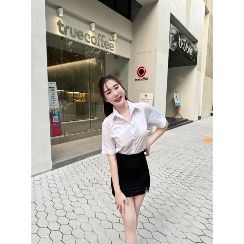 กระโปรง ทรงเอ14ผ่าหน้า109 บาท - รูปที่ 6