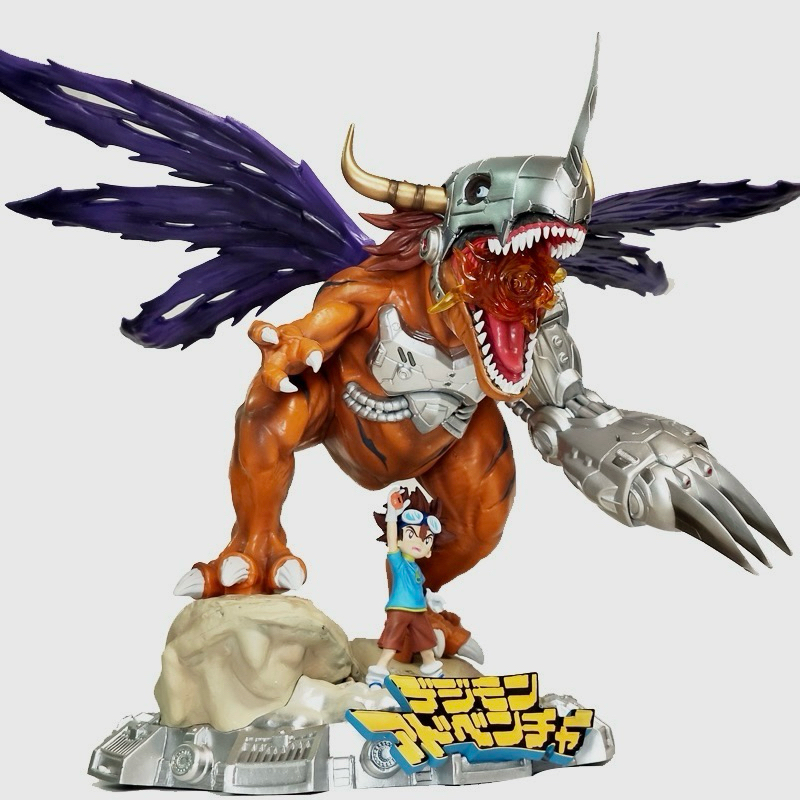 Digimon Adventure Metal Greymon PVC STATUE Figure  40 cm
