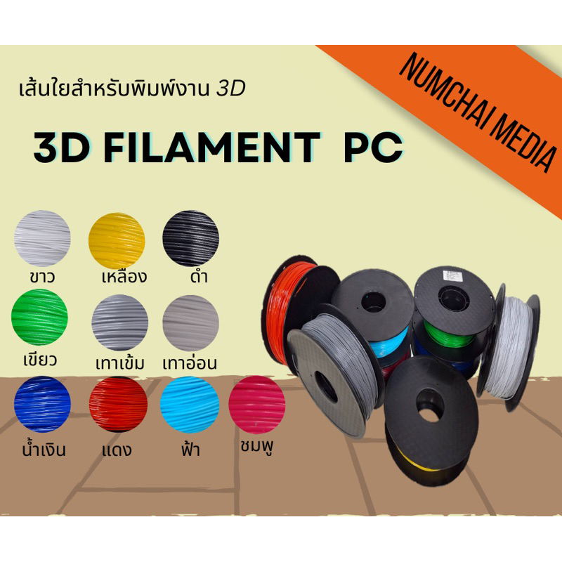 PC วัสดุงานพิมพ์ 3d สำหรับภายนอก