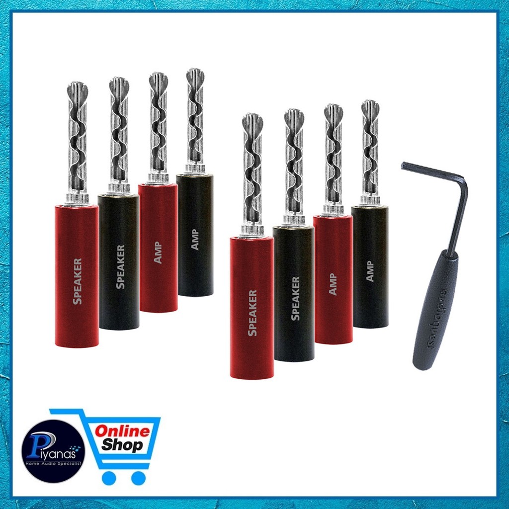 AUDIOQUEST : SUREGRIP100 BFA/BANANA (DIRECT-SILVER) /piyanas electric/ปิยะนัส อิเล็คทริคส์