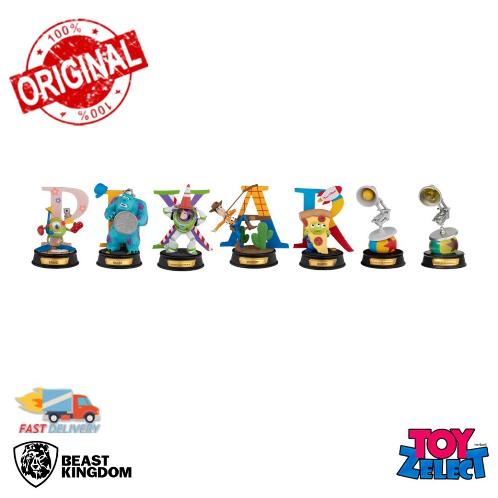 Beast Kingdom (MDS003) - Disney 100 Years of Wonder: Pixar Alphabet Art Series (set of 7)