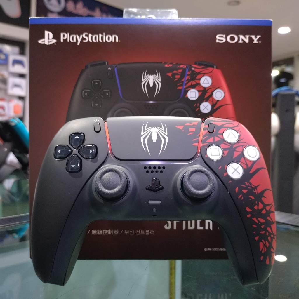 ของแท้ มือ2 จอย PS5 Dualsense Marvel Spider-Man 2 Limited Edition Controller มือสอง (Dualshock 5 Controller)