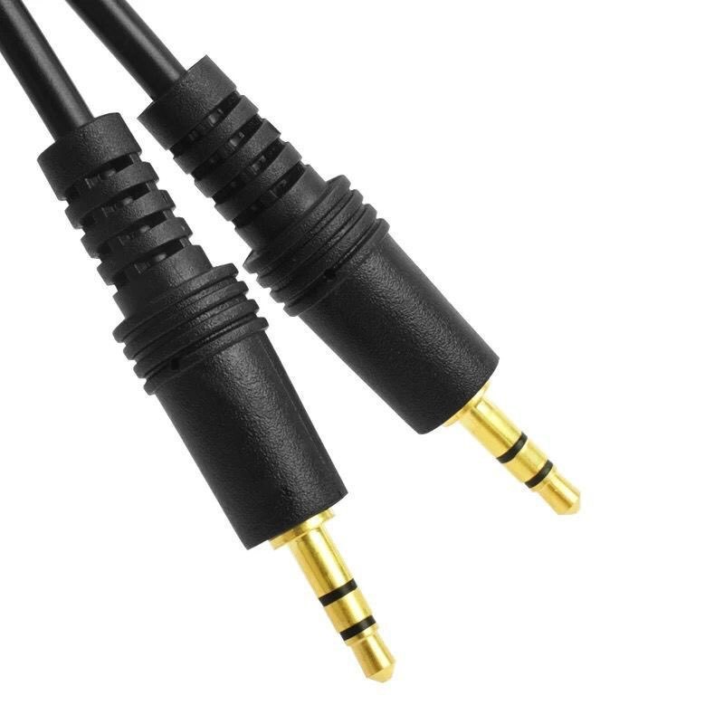 สาย aux 1ออก1 Stereo 3.5 to 3.5 ยาว 1.5 เมตร 3เมตร 5เมตร 10เมตร ต่อเข้าลำโพง com tv