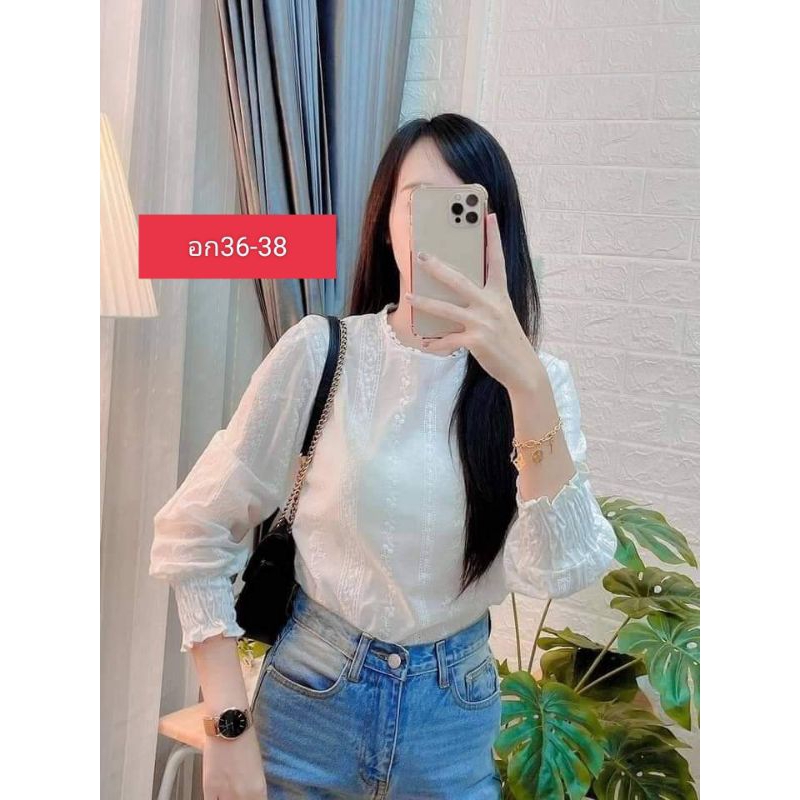 เสื้อขาวอก 32-38ยาว 22 มีบริการปลายทาง