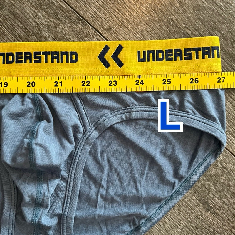 Understand Brief สีเทาขอบเหลือง (มือ1 M,L,XL) กางเกงในชาย กางเกงในญี่ปุ่น - รูปที่ 3