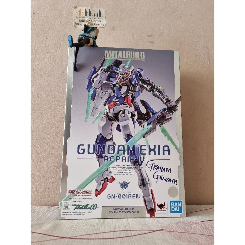 Bandai Metal Build Gundam Exia Repair IV Graham Aker Action Figure Diecast