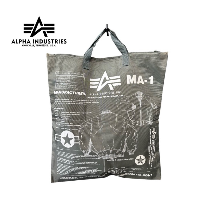 Alpha Industries USA Jacket Flyer's Man กระเป๋าใส่แจ็คเก๊ท ใส่เสื้อผ้าของต่างๆ
