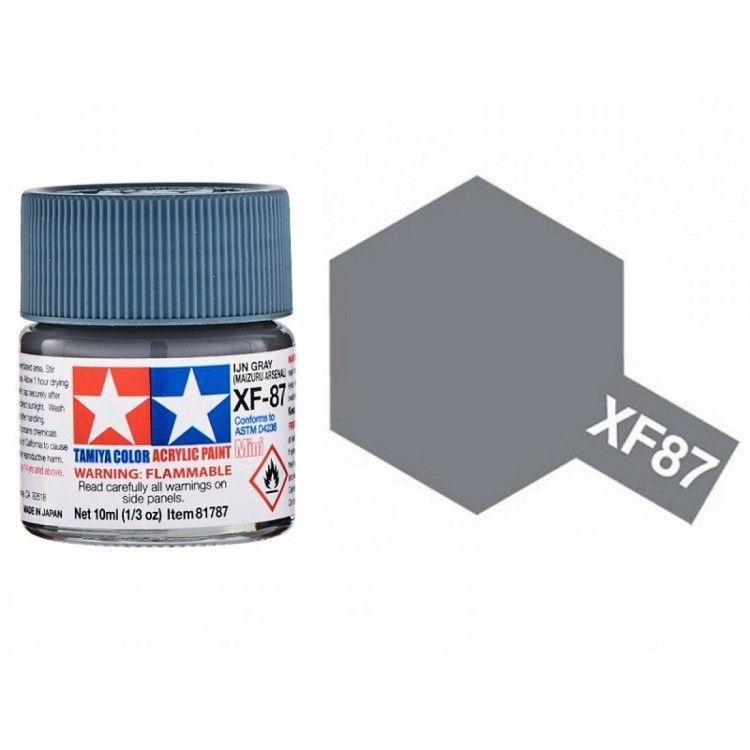 Tamiya Acrylic Paint XF-87 Acrylic IJN Gray Maizuru Arsenal