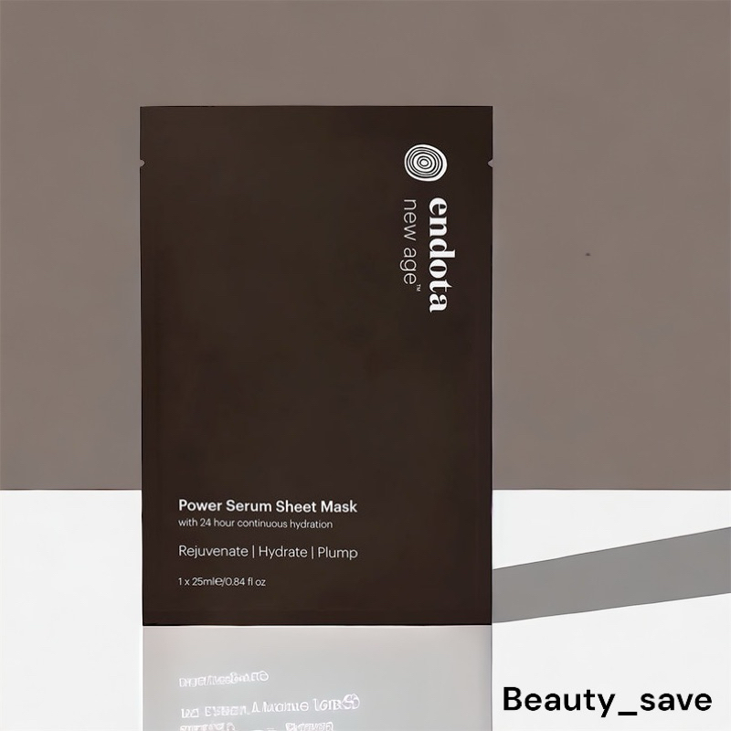 💥เหลือเพียง 312 บาท เก็บโค้ดหน้าร้าน💥Endota power serum sheet mask 1 แผ่น