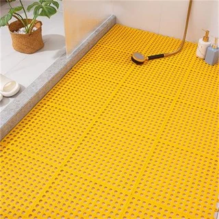 แผ่นกันลื่น30*30cm ระบายน้ำได้เร็วไม่สะสมน้ำ แผ่นจิ๊กซอว์กันลื่นในห้องน้ำ DIY กันน้ำกันลื่น