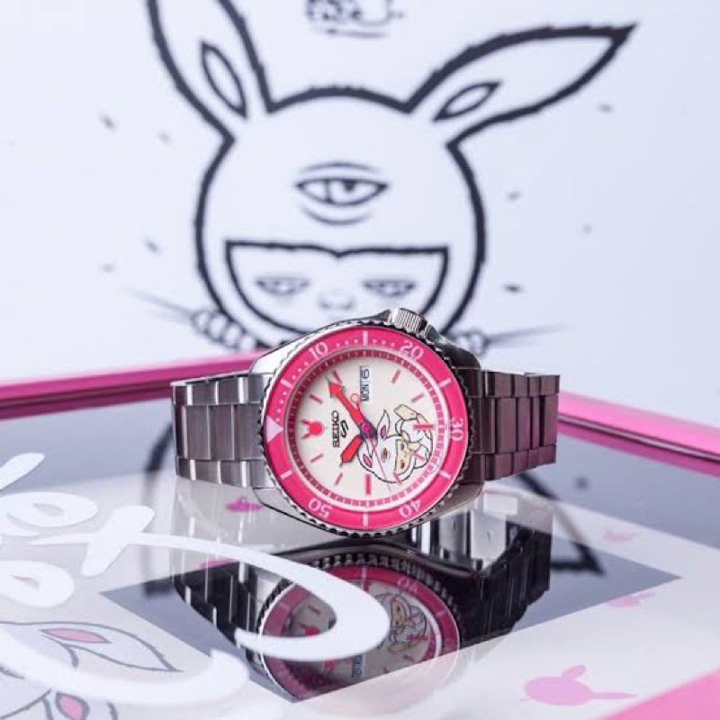 seiko alexface pink limited edition