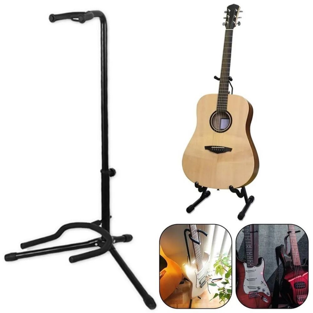 Gion - ขาตั้งกีตาร์มีคอรับ แบบ 3 ขา GUITAR UPRIGHT STAND ( สีดำ ) รูปที่ 4