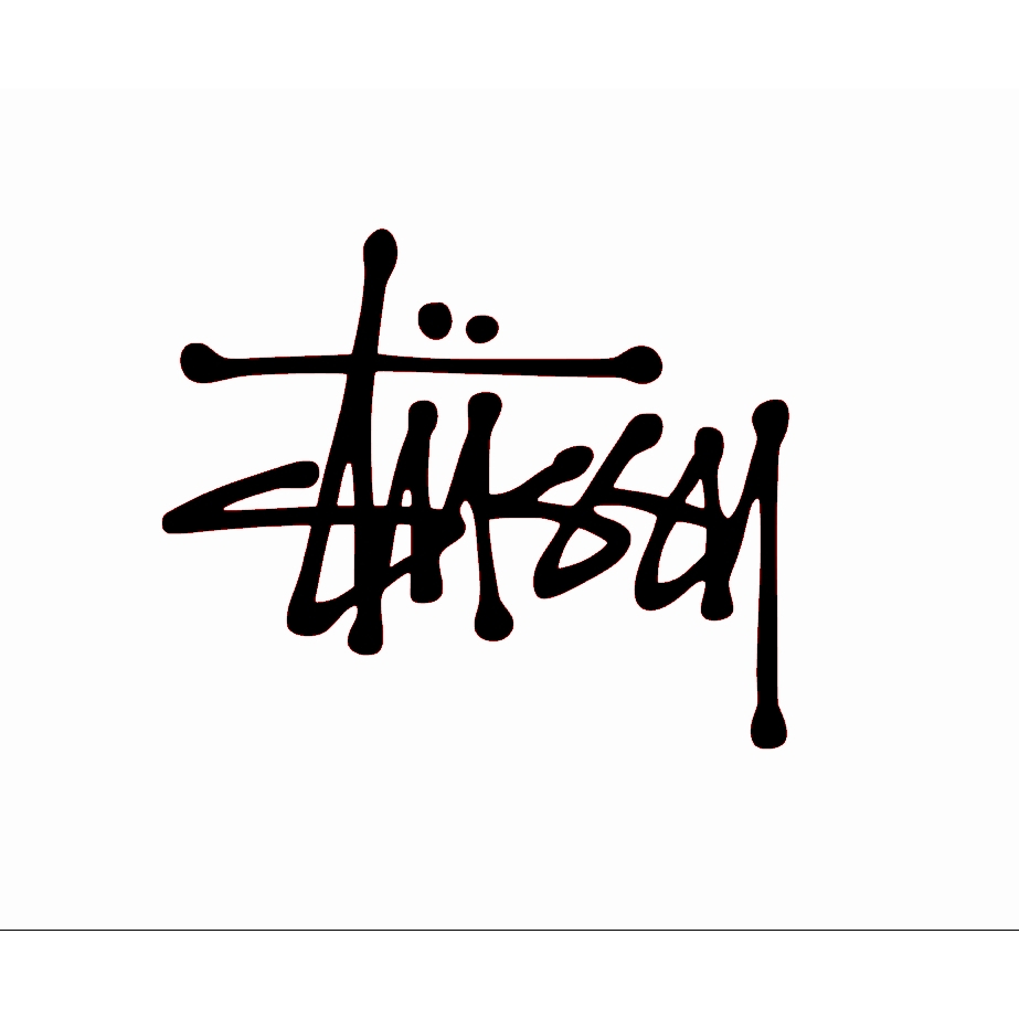 ตัวรีด Stussy Big logo กว้าง 28 Cm. รีดได้ทุกเนื้อผ้า