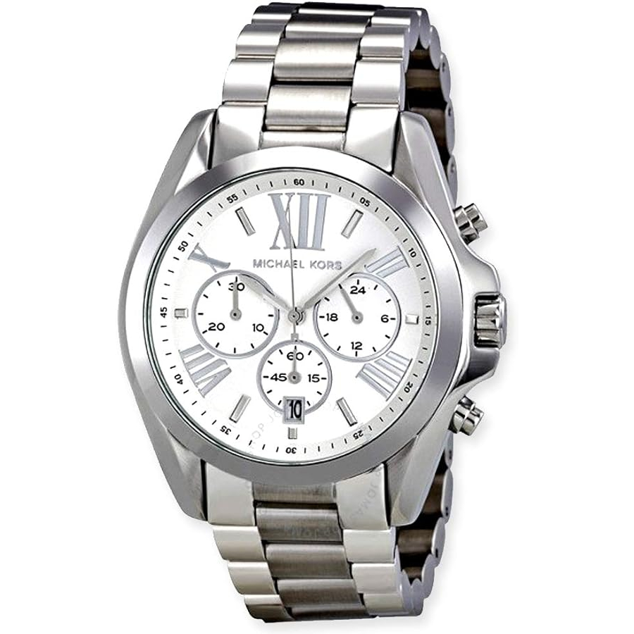 Michael Kors Quartz Silver Dial Men's Watch MK5535 MK6174 43mm/36mm
