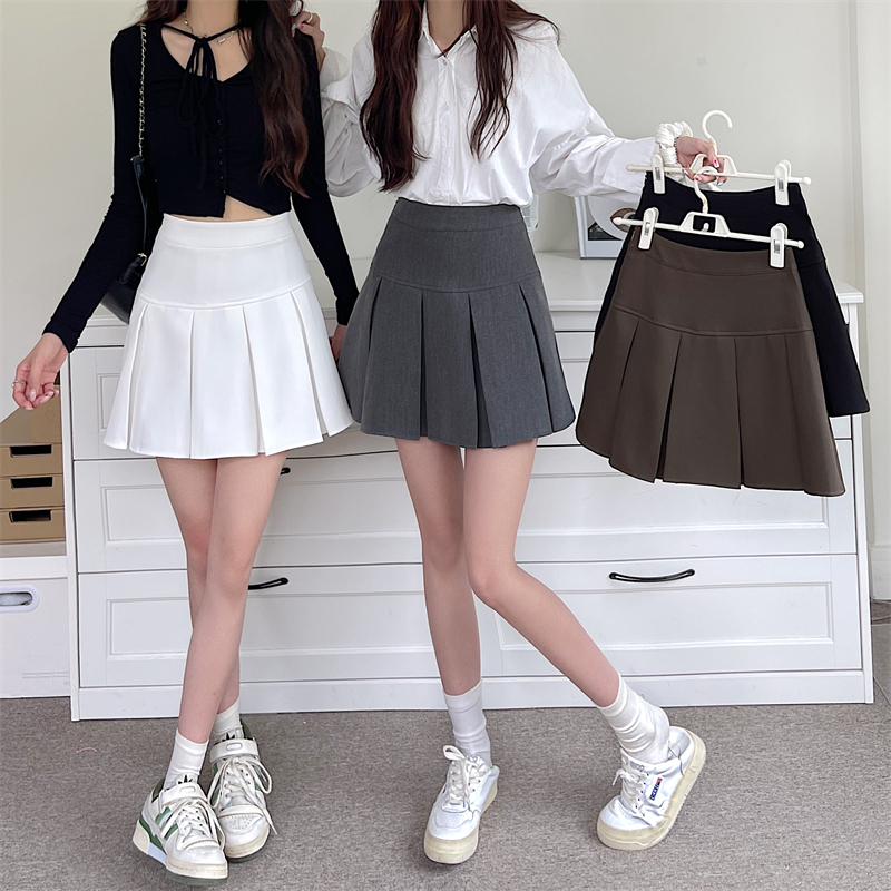 perbit_grace. กระโปรงเทนนิส สไตล์เกาหลี ที่เกาหลีใส่กันเยอะมากก แฟชั่น น่ารักแต่งตัวง่าย มีซับในตัว พร้อมส่งจากไทย