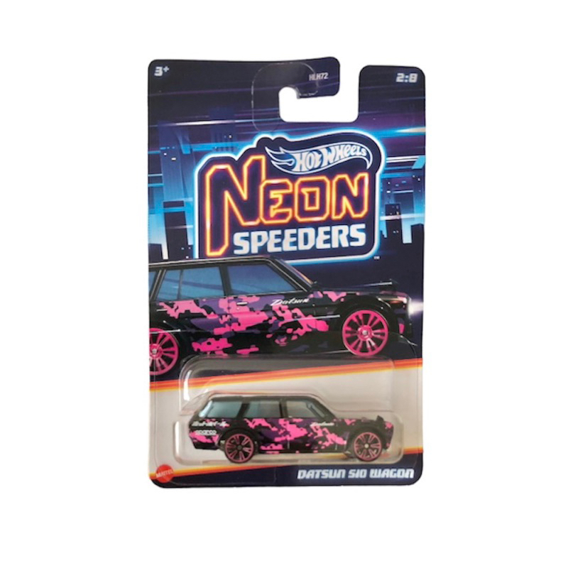 Hot Wheels Neon Speeders Datsun 510 Wagon