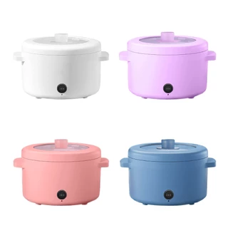 [พร้อมส่ง] หม้อไฟฟ้า2 ลิตร หม้ออเนกประสงค์ ต้ม นึ่ง อุ่นอาหาร เคลือบเซรามิค