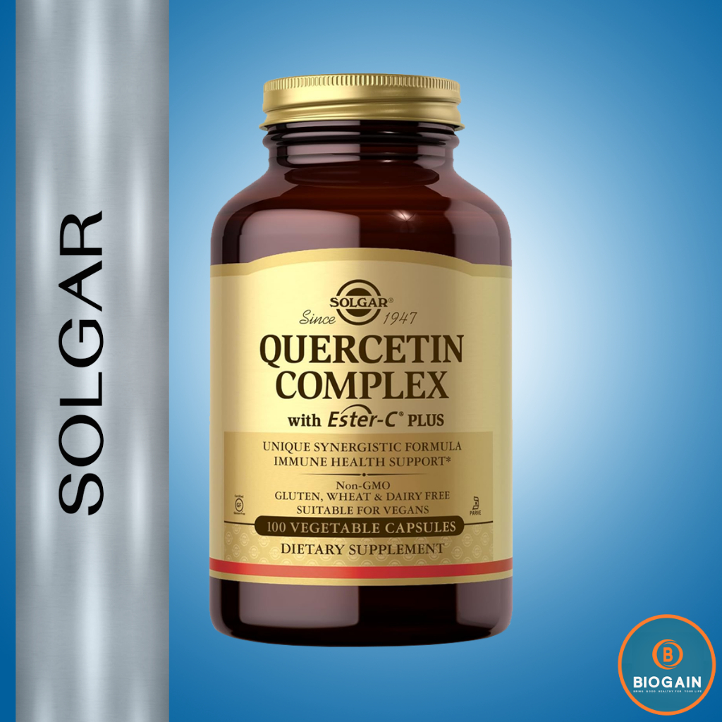 SOLGAR  QUERCETIN  COMPLEX  WITH  ESTER-C® PLUS / 100 VEGETABLE CAPSULES