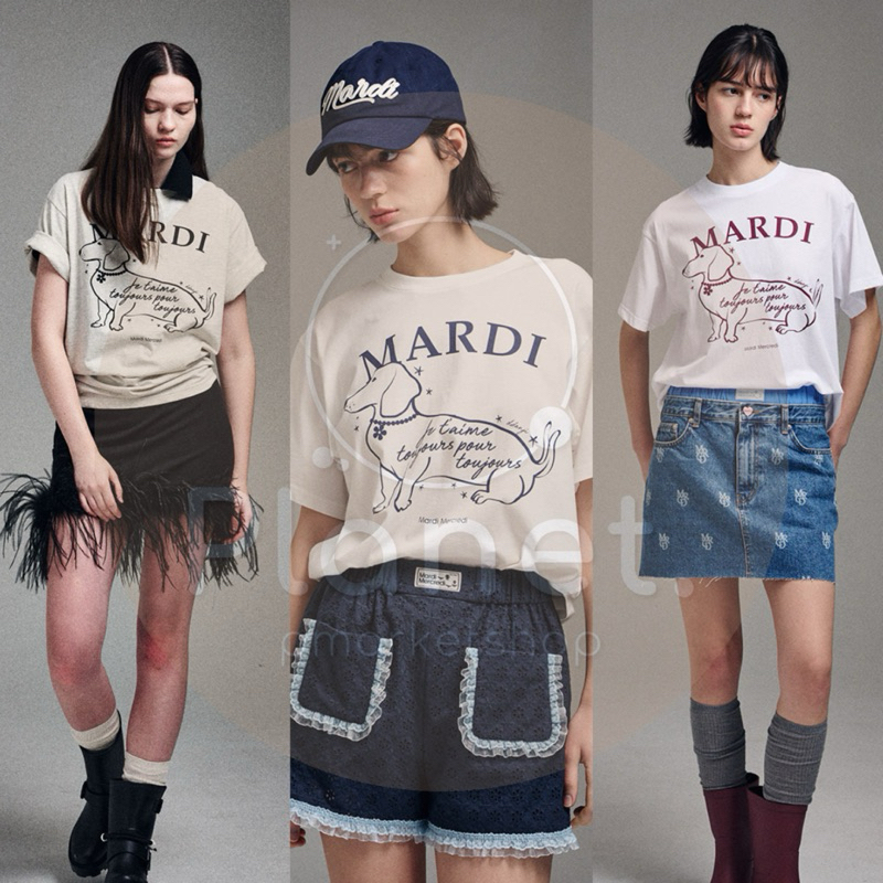 [พร้อมส่ง] เสื้อ Mardi Mercredi ลายใหม่! Flower Choker ของแท้ %