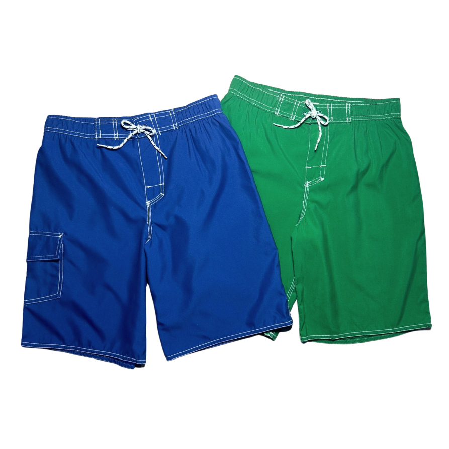 กางเกงเด็กสีพื้น กางเกงไปทะเล [LL.Bean] Quick dry รุ่น Boy's Beansport swim shorts, Print เบาสบาย ระ