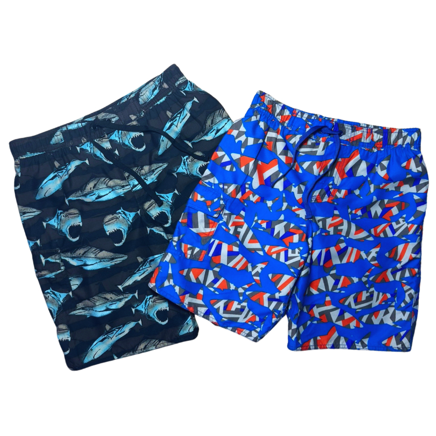 กางเกงเด็ก กางเกงไปทะเล [LL.Bean] Quick dry รุ่น Boy's Beansport swim shorts, Print เบาสบาย ระบายอาก