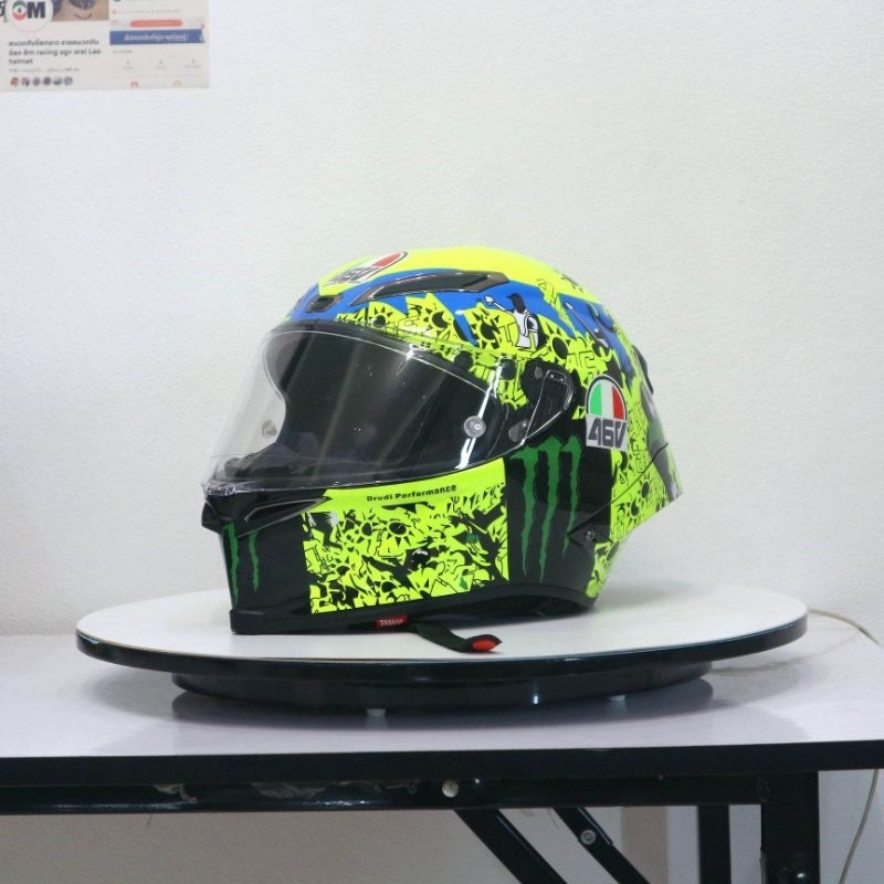 มือ1 หมวกกันน็อคเต็มใบ สีใสร้าน8m racing 8m online สำหรับขับรถบิ๊กไบค์สไตล์สปอร์ต ใส่ได้ทั้งหญิงหรือ