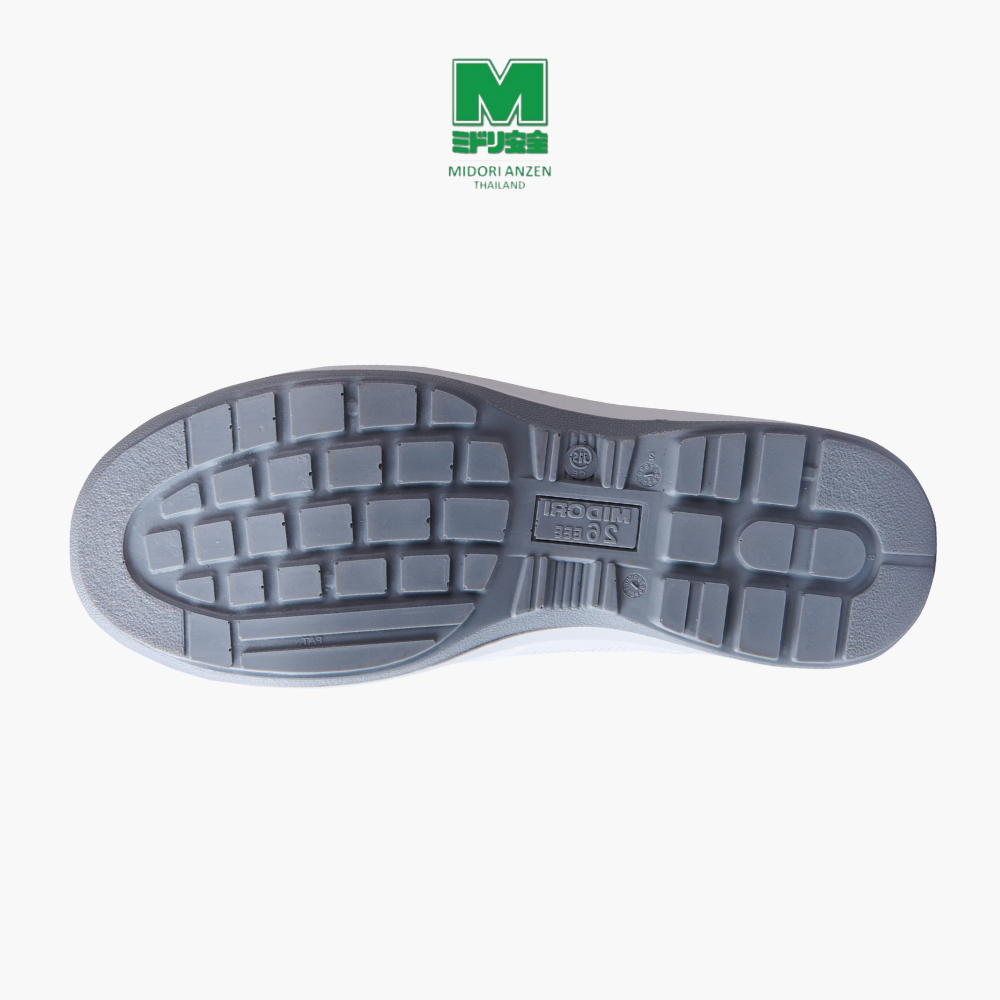 Midori Anzen รองเท้าเซฟตี้ สไตล์สนีคเกอร์ รุ่น UG3695 สีขาว / Midori Anzen Safety Sneaker UG3695 WHITE