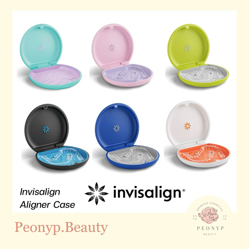 12.12 เหลือ 599.- (พร้อมส่ง ของแท้) Invisalign Aligner & Retainer Case เคส พร้อมถุงผ้าทุกชิ้น รีเทนเนอร์ เคส จัดฟัน