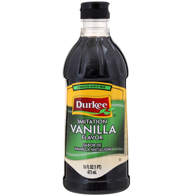 แท้ Durkee imitation vanilla flavor 473ml. fl กลิ่นวานิลลา นำเข้าจากอเมริกา