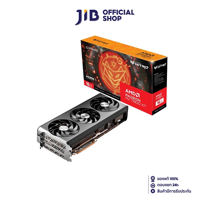 VGA (การ์ดแสดงผล) SAPPHIRE NITRO+ AMD RADEON RX 7800 XT 16GB - 16GB GDDR6