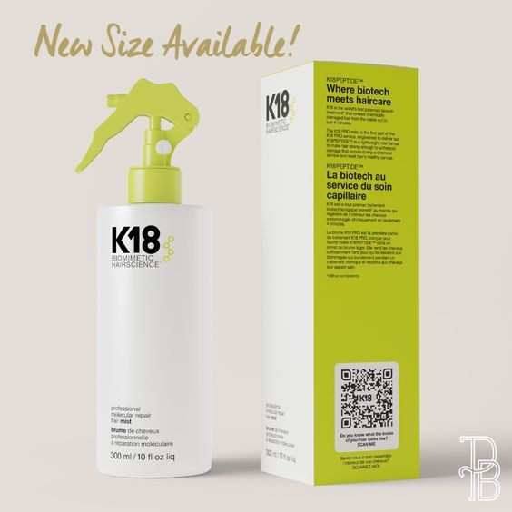 K18 Biomimetic Hairscience แบ่งขาย 30,50,100 ml. ( K18 ไบโอไบเมติก ต่อบอนผมที่เร็วที่สุดเพียง 4 นาที )