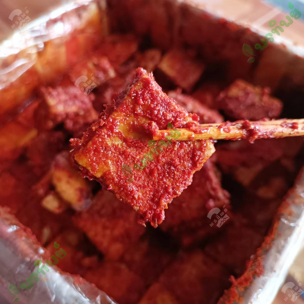 เต้าหู้ยี้ เต้าหู้ยี้ไทยใหญ่ โถว่พูยั่น (Sufu)  สูตรไทยใหญ่ดั้งเดิม (240กรัม) เผ็ด เค็ม พอดี - รูปที่ 4