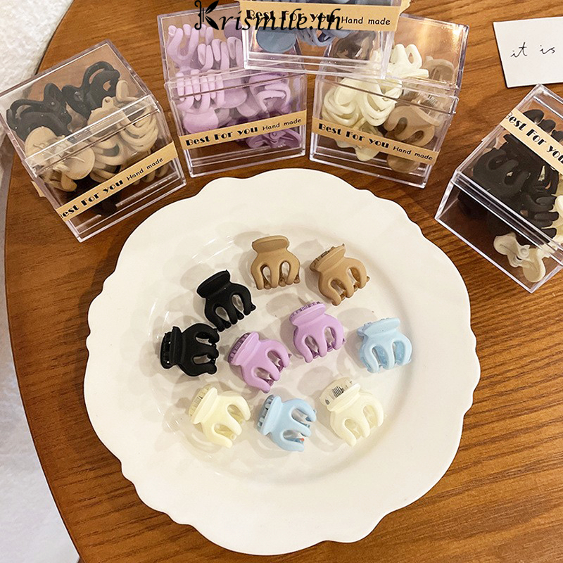 COD-ในไทย💖กิ๊บติดผมเล็ก จับคลิป หน้าม้าคลิปด้านข้าง ย้อนยุค สไตล์เกาหลีเรียบง่าย น่ารักหวาน นักเรียนสำหรับผู้หญิง-Kri