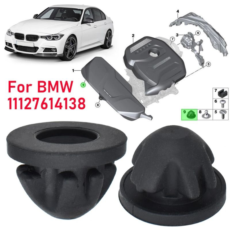 ยางรองฝาครอบเครื่องยนต์ สำหรับ BMW F20 F45 E90 E91 F33 F10 F12 F01 X1 X2 X3 X4 X5 X6 X7