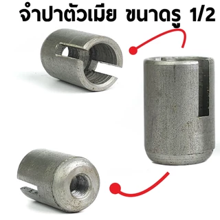 จำปา จำปี ปั๊มน้ำท่อพญานาค ตัวผู้ เมีย เพลาบนยาว แบบปีกมีลิ่ม ขนาดเกลียว 1/2,5/8,3/4 พร้อมส่งจากไทย